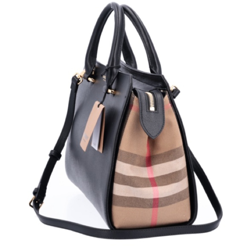 Burberry Black and Brown Satchel - Picture 2 of 14